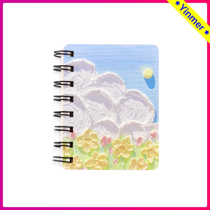 

COD✨Lucu kartun koil,notebook mini,portabel notebook,berkat bahasa notebook-Yinmer