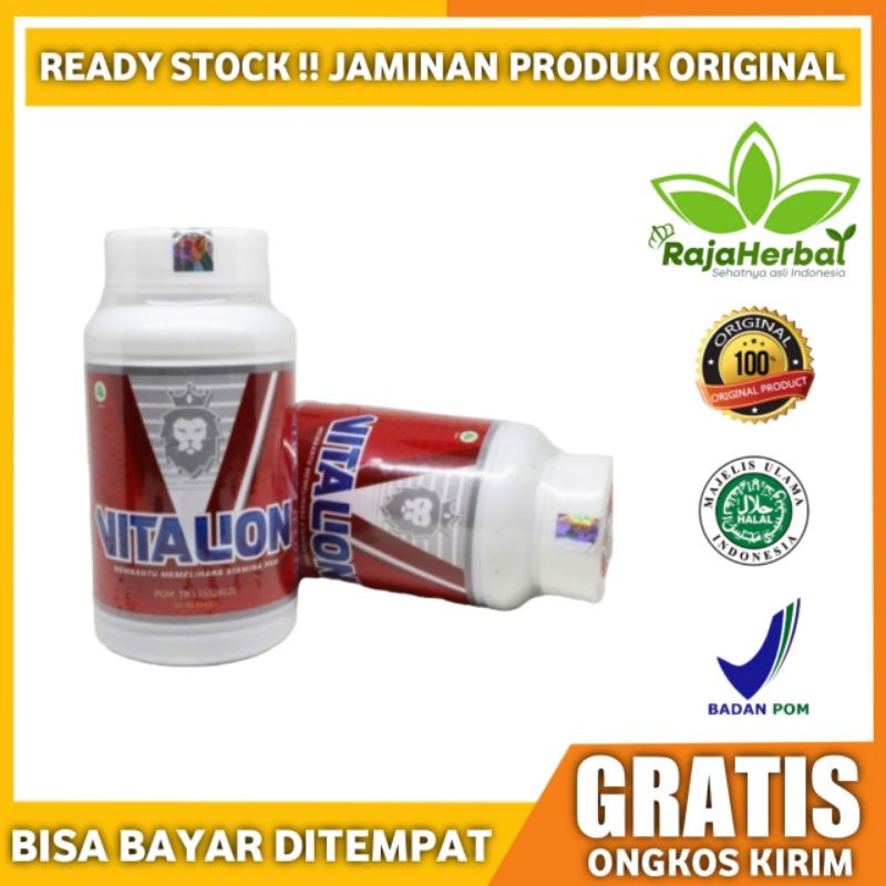 VITA LION MULTIVITAMIN PRIA PERKASA. ORIGINAL HERBAL