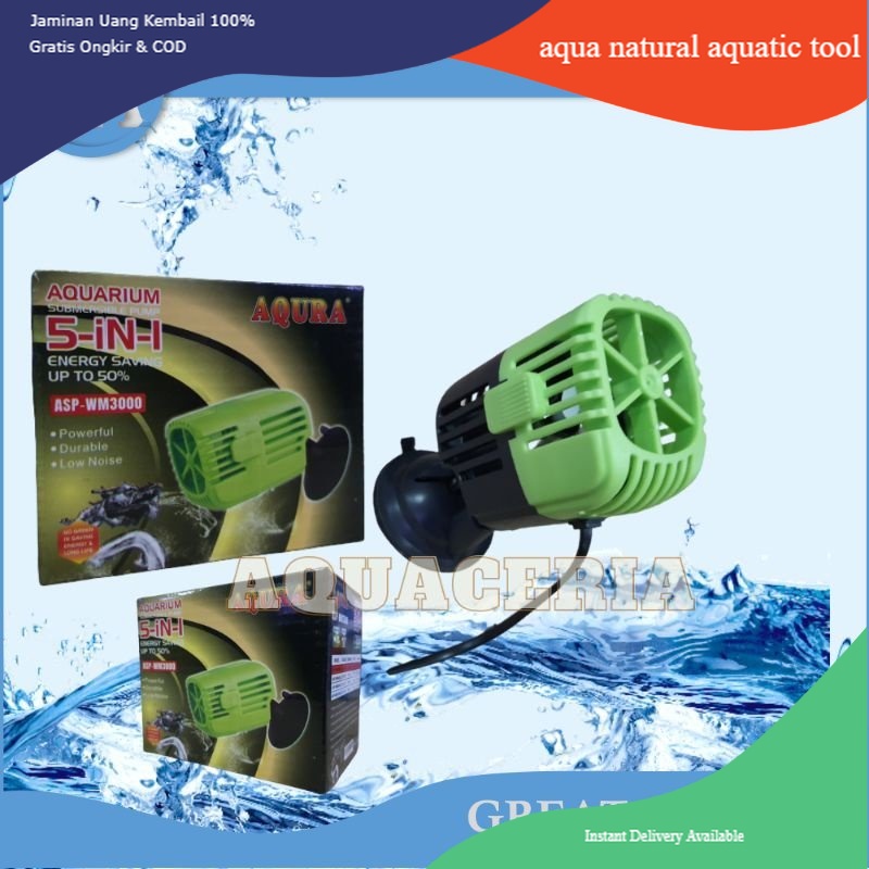 AQURA ASP WM 3000 WAVE MAKER POMPA AQUARIUM