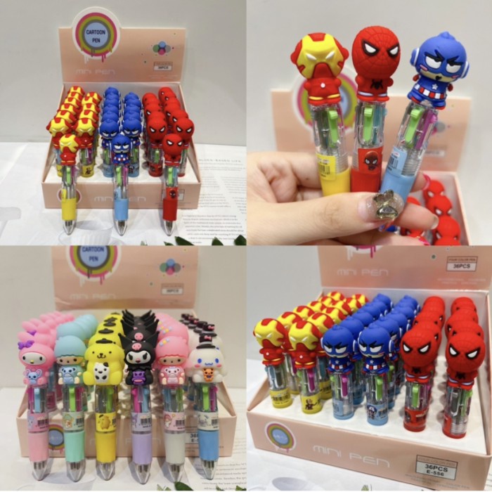 

Promo Pulpen Per Pcs 4 Warna Lucu Motif Ironman Spiderman Captain