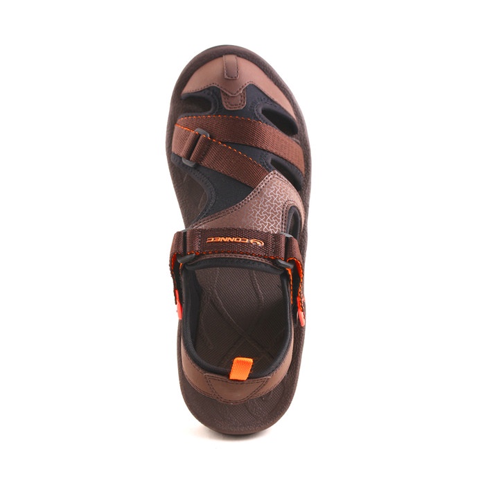 ✨LARIS✨ -Connec Colombia Sepatu Sendal Gunung Hiking Pria Original - Hitam Abu, 41