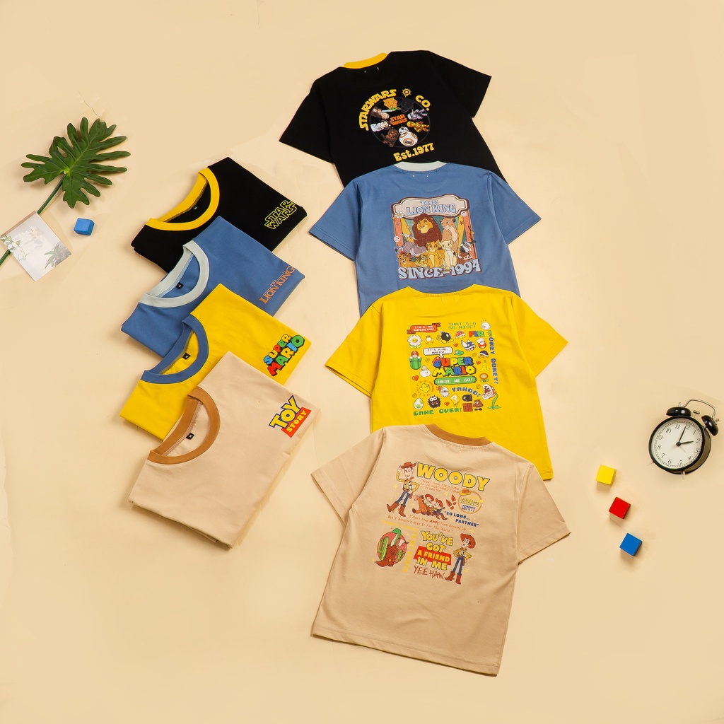 Minigalya - Cartoon Tee Kaos anak couple anak dan ibu kaos couple ibu dan anak