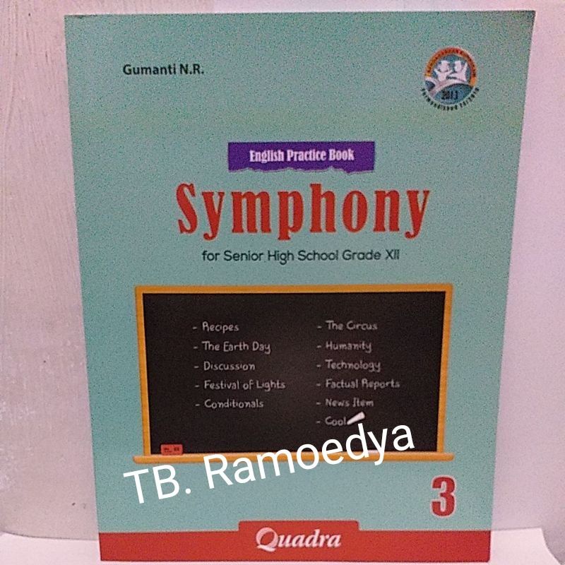 Buku PSM Symphony SMA/MA Kelas XII Quadra