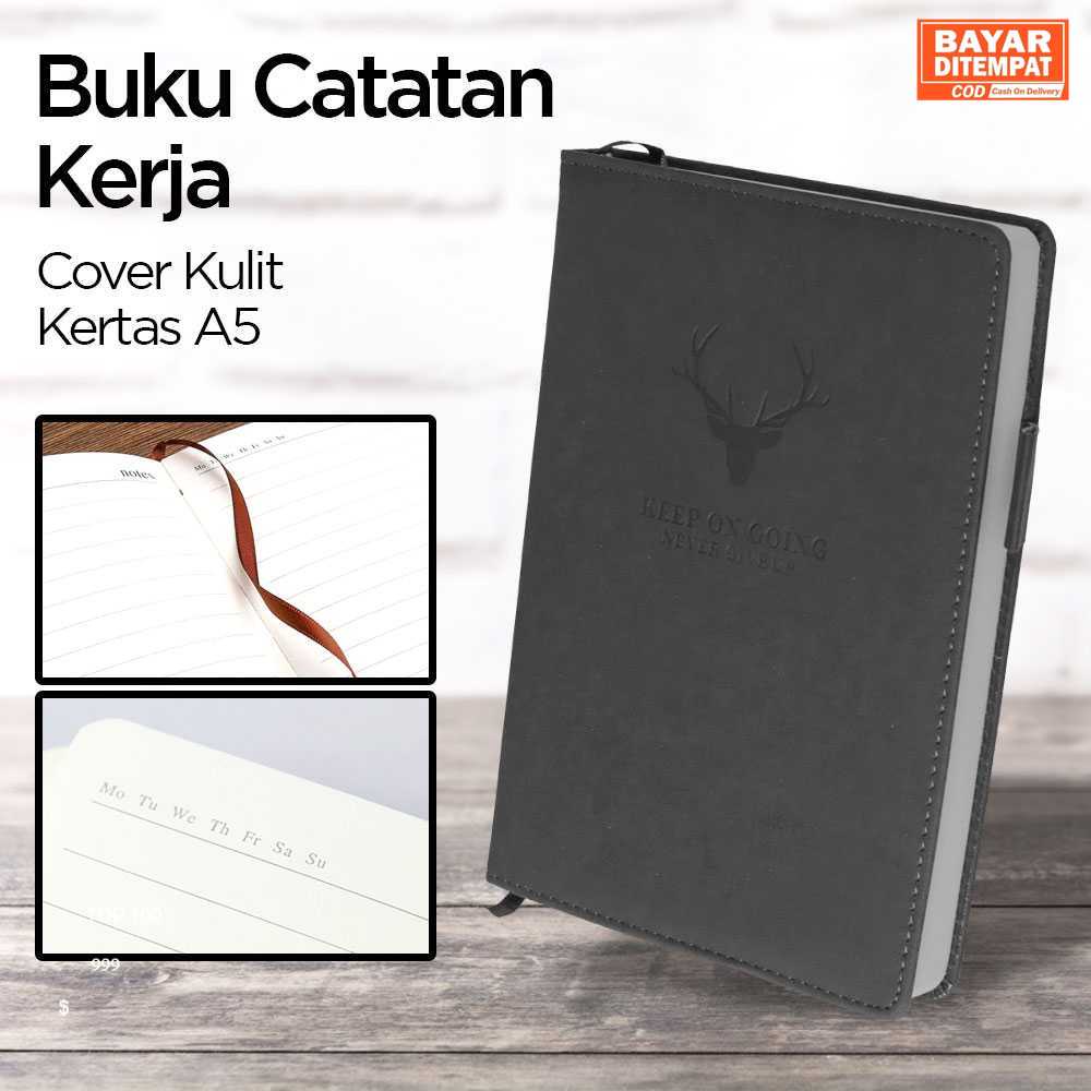 

( 100% ORI ) Tlevino Buku Catatan Harian Notebook Diary Cover Kulit 180 Lembar A5 - CW-5025