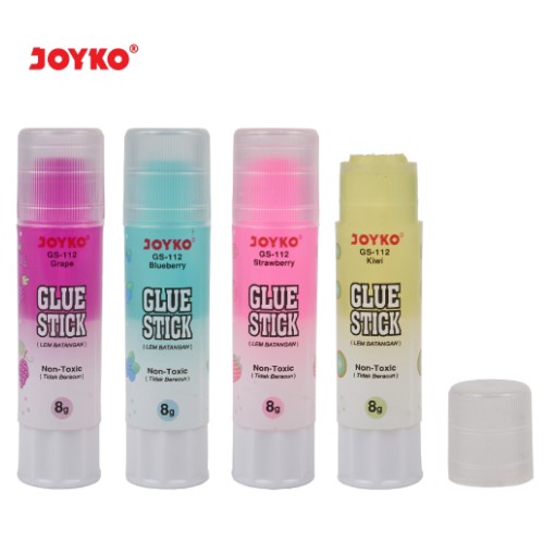

GLUE STICK JOYKO LEM BATANG GS-112 8 GRAM GROSIR WARNA WARNI KUNING PINK BIRU UNGU PASTEL BATANGAN KERTAS ATK FANCY GS112 PEREKAT KERAJINAN ANAK ALAT TULIS KANTOR BANDUNG