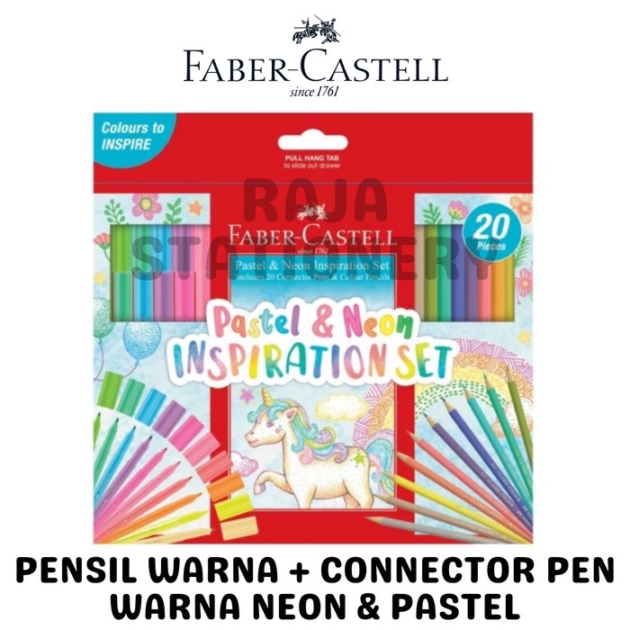 

Faber Castell Connector Pens Pencil Colour SET / Spidol Pensil Warna