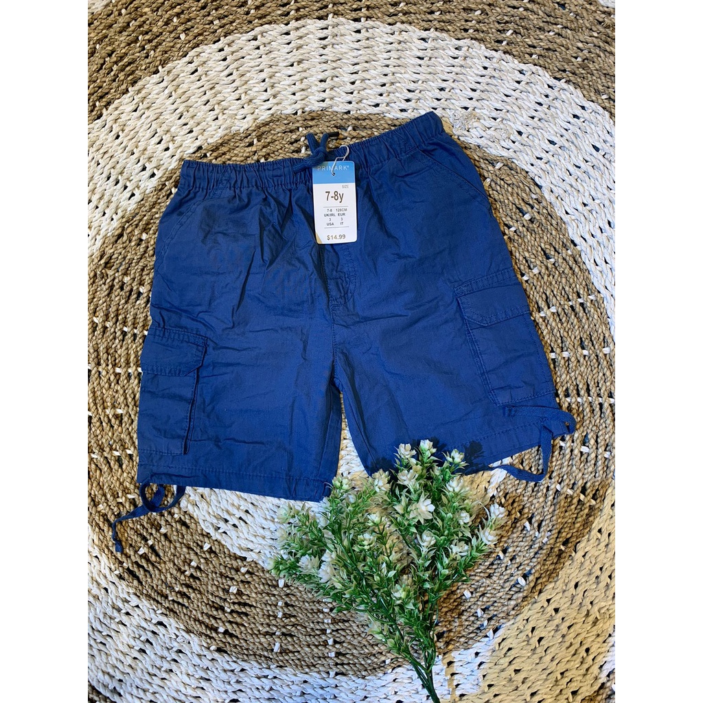 CELANA PENDEK CARGO BIRU - BRAND URBAN KIDS - CELANA PENDEK ANAK - BRAND ORIGINAL - MEDAN FACTORY OU