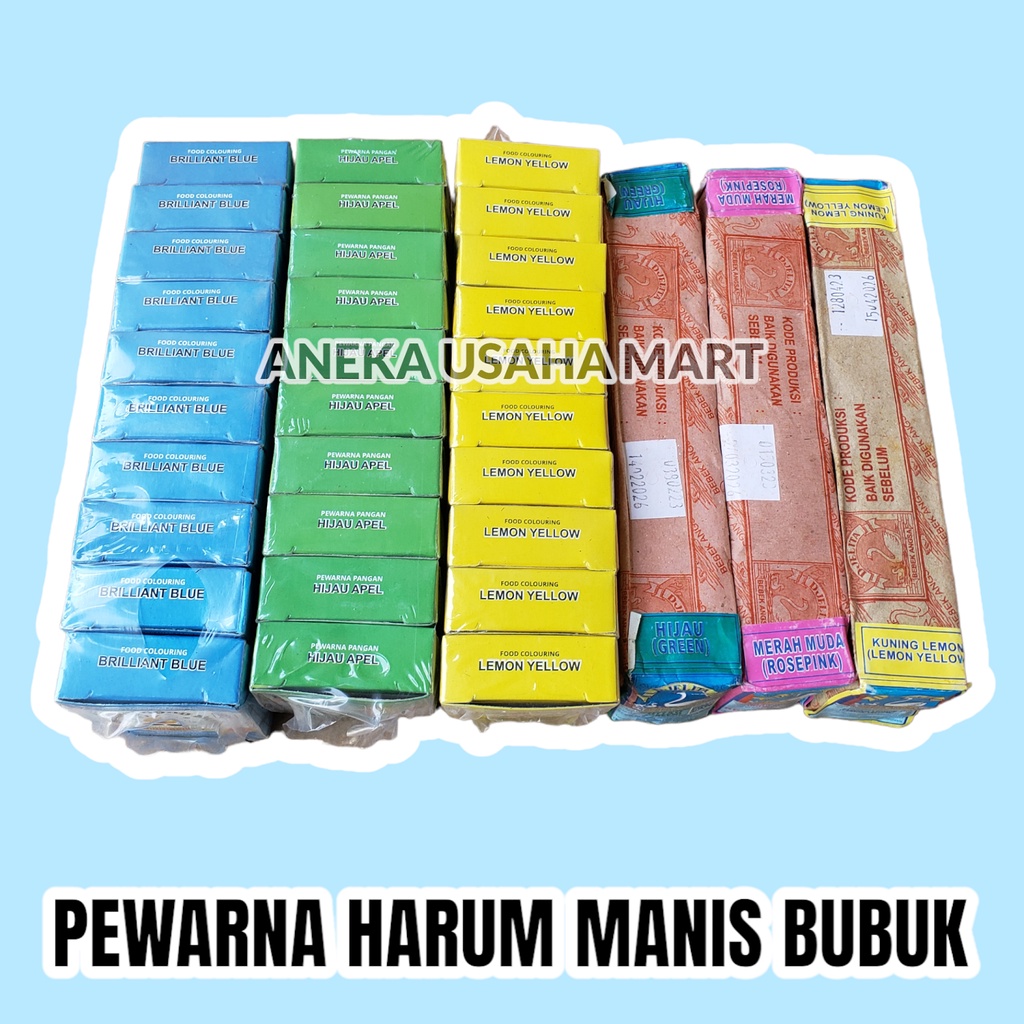 

PEWARNA HARUM MANIS - PEWARNA ARUMANIS - PEWARNA HARUMANIS - PEWARNA MAKANAN MEREK ANGSA - MEREK SMILE