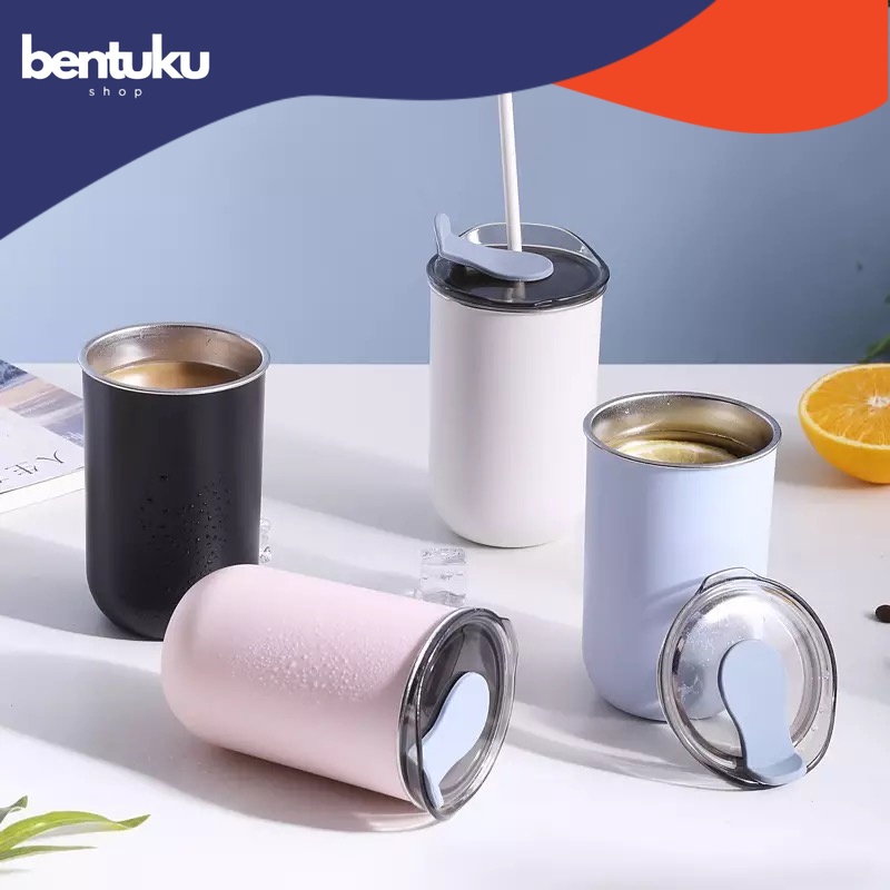 Bentuku Portable Cup Tumbler Coffee Mug Coffee Tea Cup Stainless Steel 300ml (SSB05)