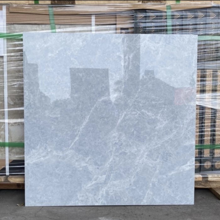 granit 60x60 lantai  motif marmer ambreley grey marble