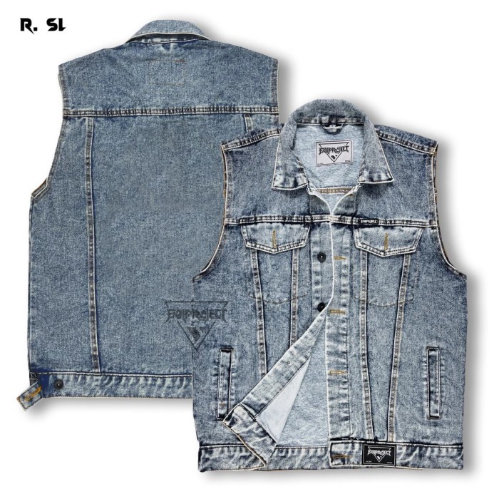 JAKET JEANS ROMPI PRIA/ROMPI DENIM/VEST/JAKET ROMPI/DESAIN CASUAL99,9%