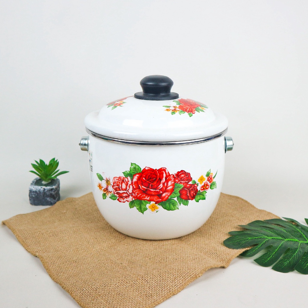 KB - Maspion Panci Periuk Enamel / Panci Serbaguna Enamel Ori Maspion