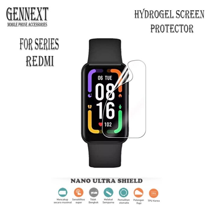 Hydrogel Anti gores WATCH XIAOMI REDMI SMART BAND 7 8 smartwatch