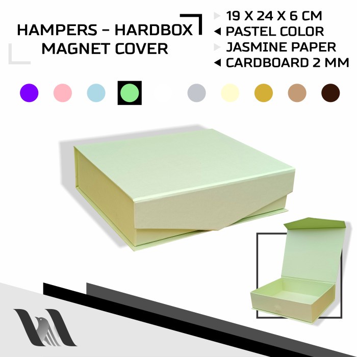 

HAMPERS GIFT BOX - HARDBOX - CUSTOM PRINTING - KOTAK KADO SESERAHAN 2 - Light Pink
