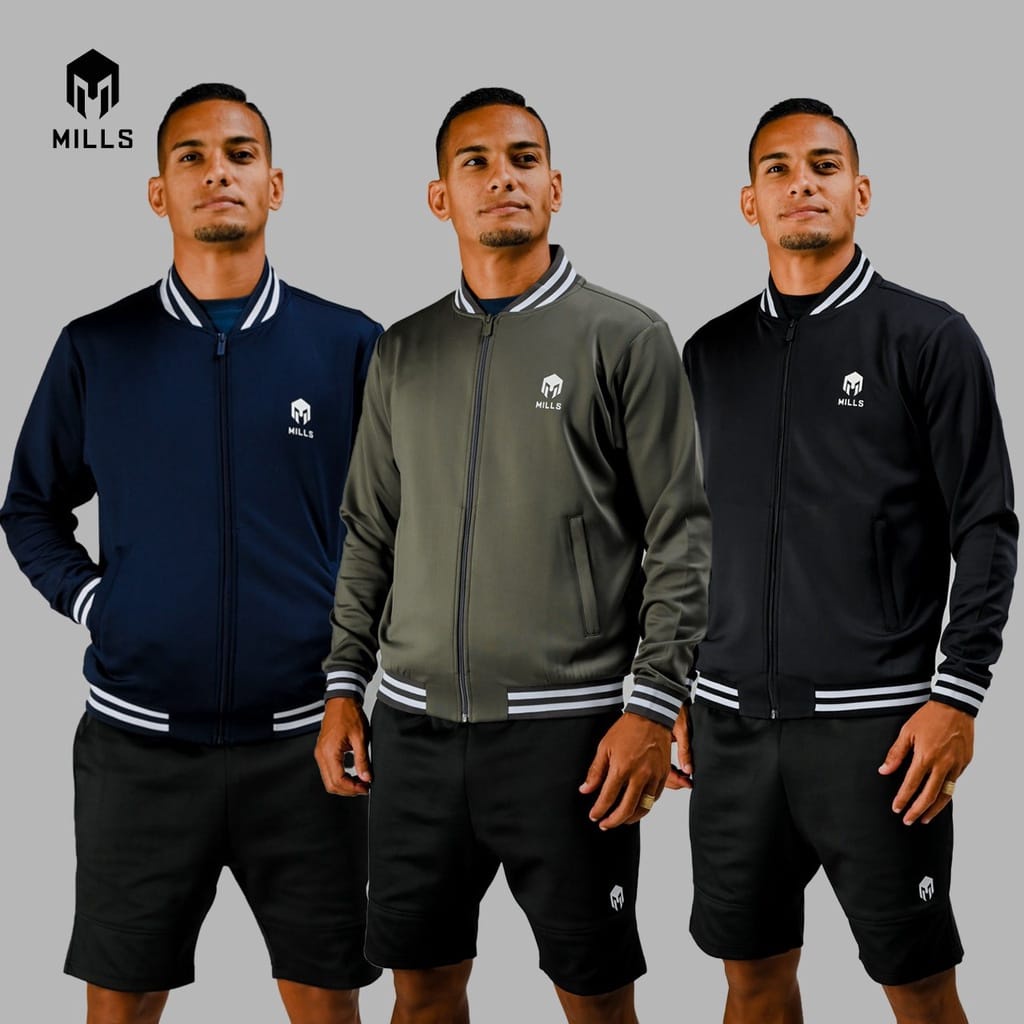 MILLS Jaket Olahraga Alpha Varsity Jacket MILLS ORIGINAL 8006
