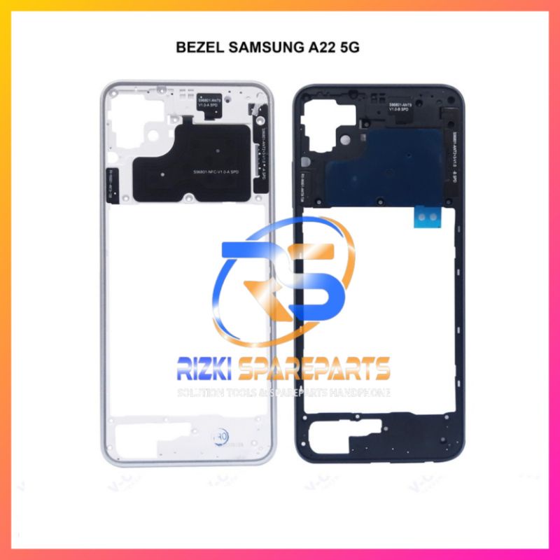 BAZZEL TULANG SAMPING TUTUP MESIN SAMSUNG GALAXY A22 5G ORIGINAL