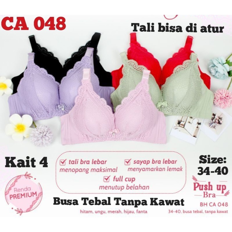BH SOREX BISA PILIH WARNA Sorex CA 048 Bra BH Push Up Busa Tebal Tanpa Kawat Kait 4 TOKO EPIC GROSIR