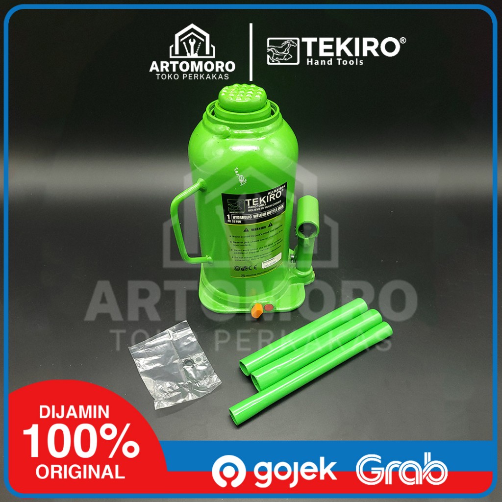 TEKIRO Dongkrak Botol 20Ton / 20 Ton hydraulic Jack tekiro