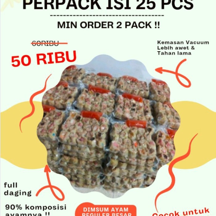 Frozen food Paling Laris  Pabrik Dimsum Vacum halal Madame dimsum..