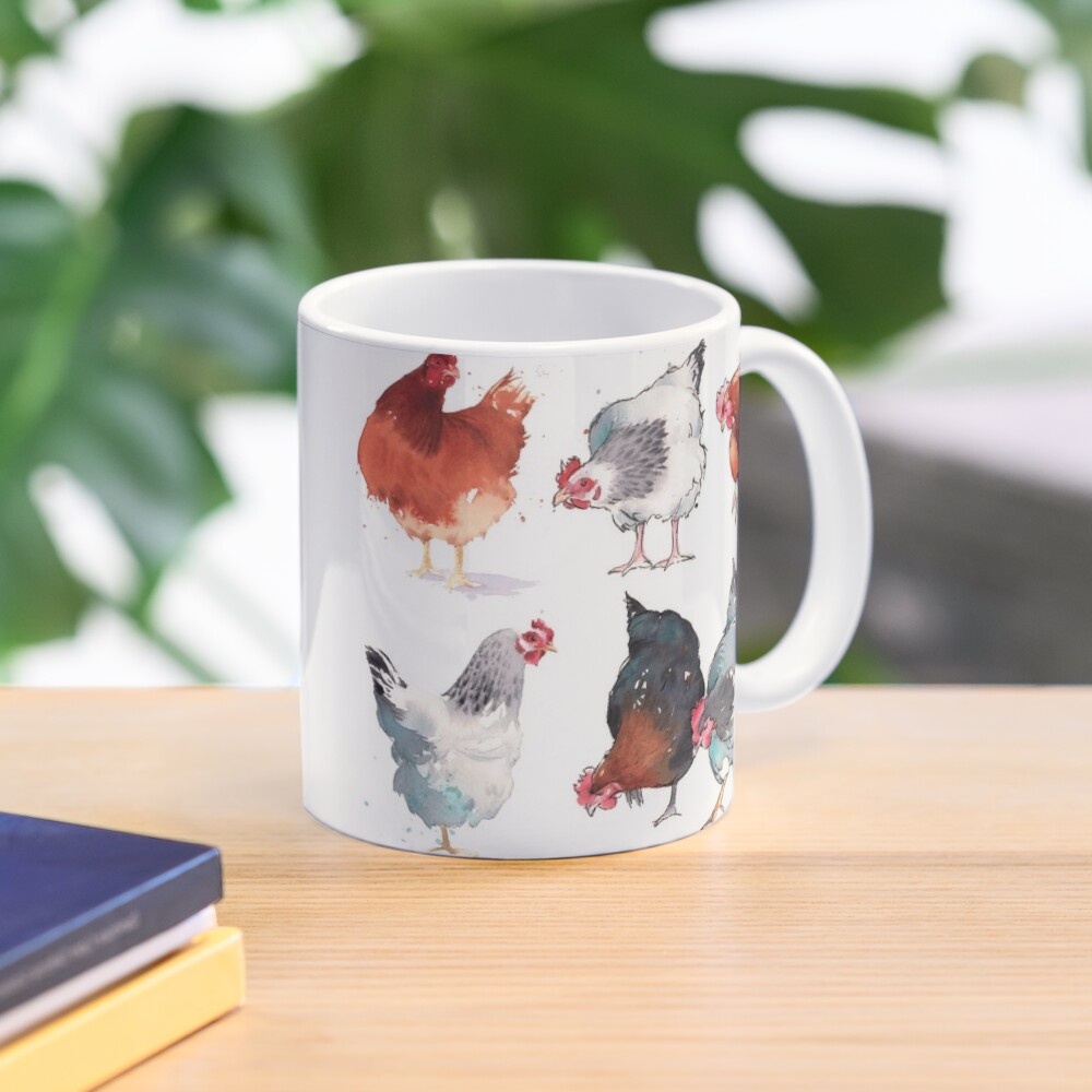 Gelas Keramik | Ayam Hens Coffee Mug