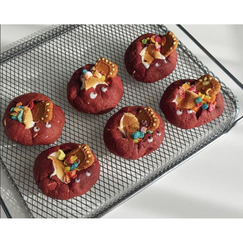 

Brokies- cookies red velvet/RED VELVET SOFT COOKIES smore