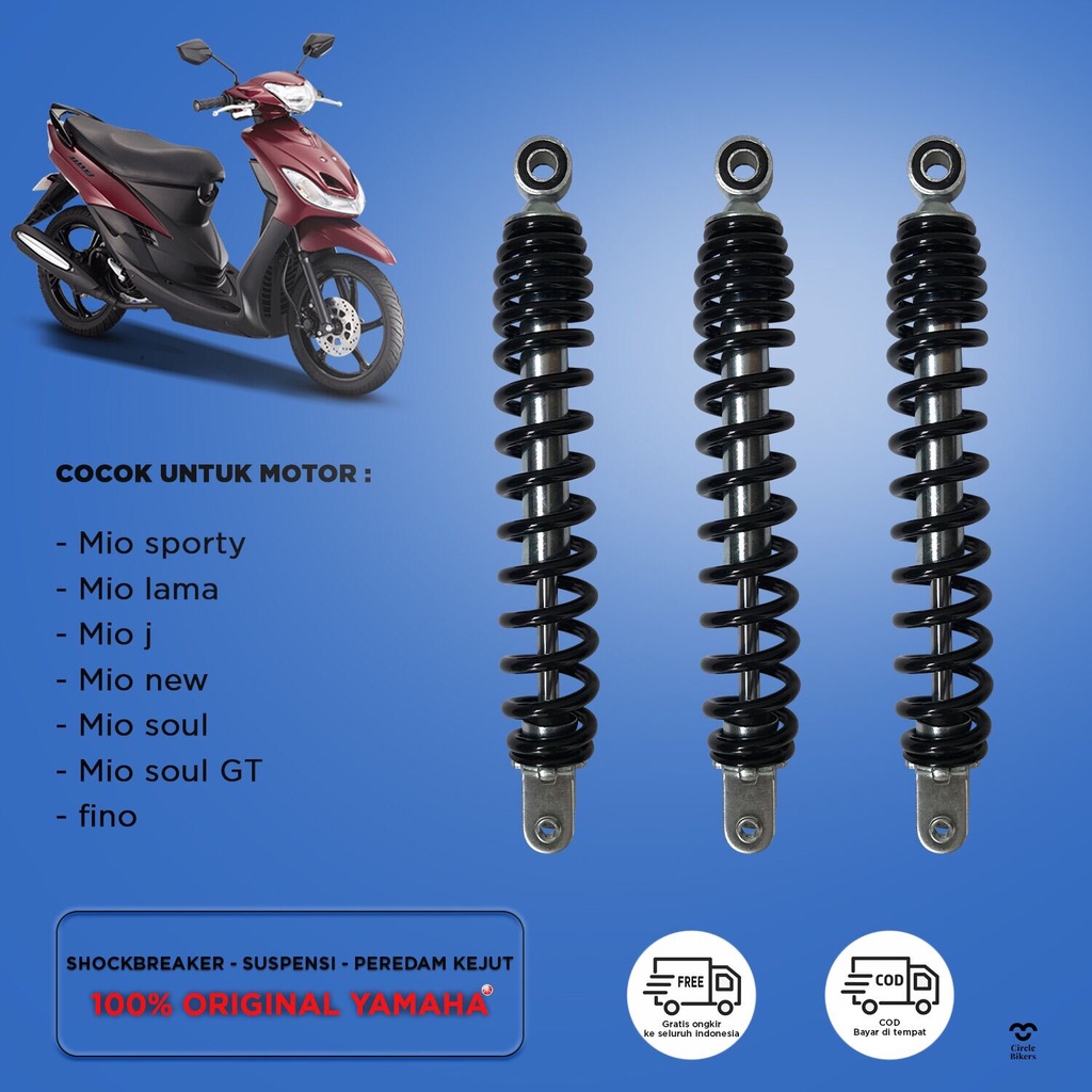 Shock Belakang Mio Sporty Murah Ori - M3 - J - Soul - Smile - Gt - 125