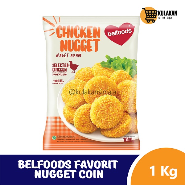 

Belfoods Favorit Chicken Nugget Coin 1 Kg