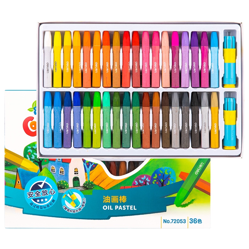 

Alat Mewarnai Crayon Anak Deli Oil Pastel Colorigin 36 colors