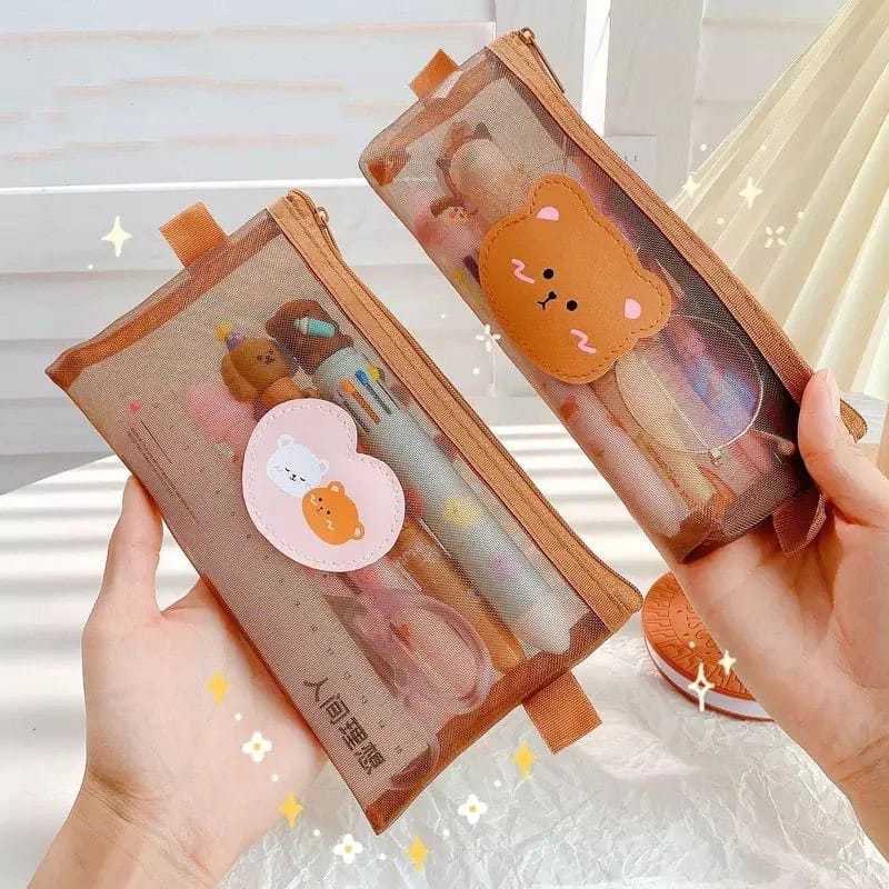 

♥MO♥ Tempat Pensil Pulpen Motif Beruang Karakter Lucu Kekinian