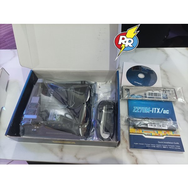 Motherboard ASRock Z270M - ITX/ac Mini itx Socket 1151 DDR4 Gen 6 Gen 7 New Mantap