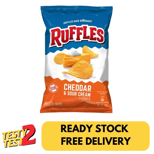 

Ruffles Potato Chips - Cheddar & Sour Cream 180g