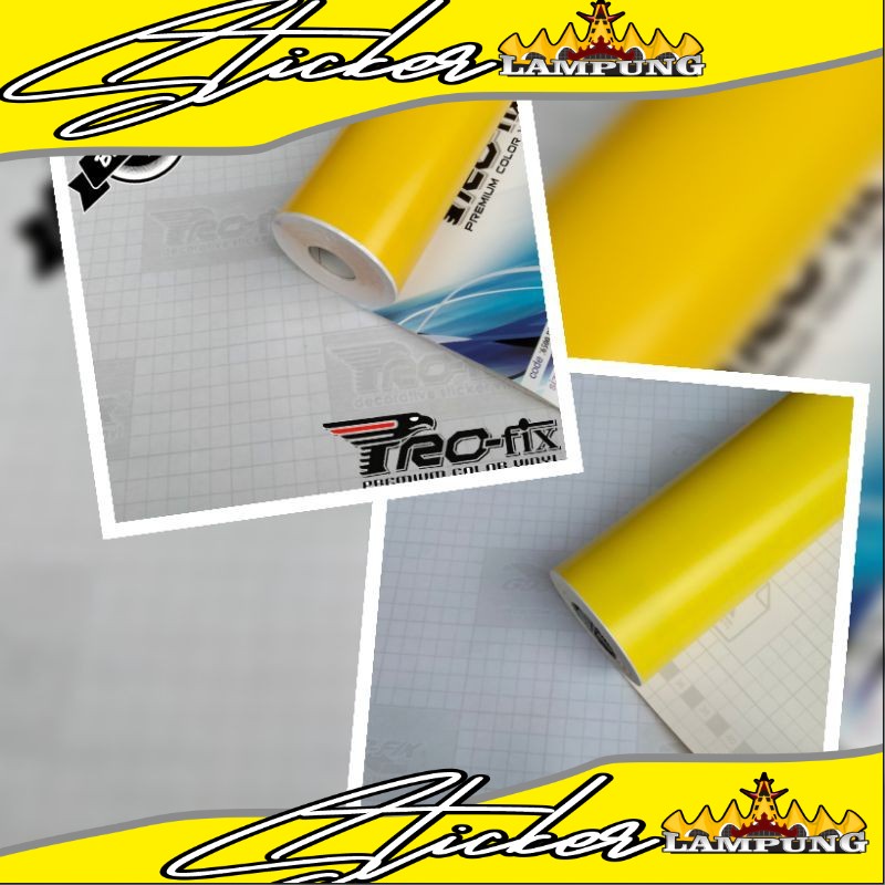 STICKER SCOTLET SKOTLITE PROFIX/NICAI DOFF KUNING MUDA