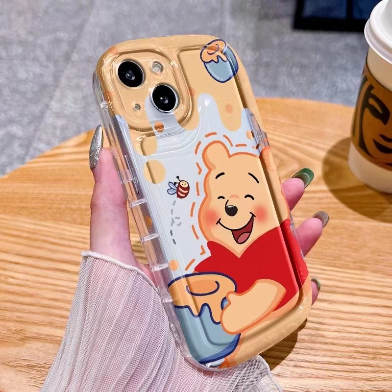 Shockproof Soft Phone Case Honey Litte Bear Suitable For Samsung A30/A20/A205/A305/M10S/A32/A33/A34/