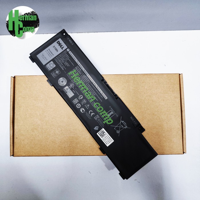 Original Baterai Dell Inspiron 5490 G3 3590 3790 G5 5500 5505 266J9