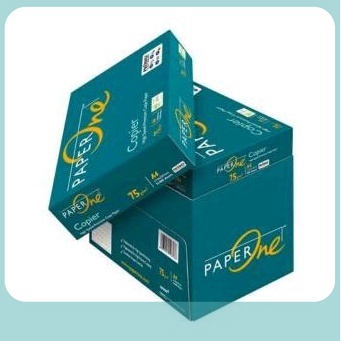 

PaperOne Kertas HVS A4 75gr 1 Box (1 karton = 5 Rim) - Cocok untuk Print & Fotocopy