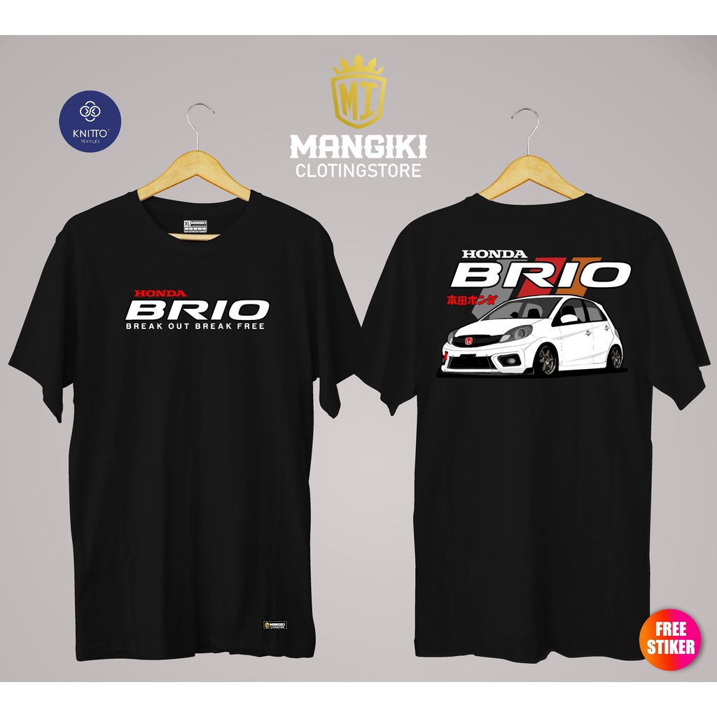 KAOS PRIA KOMUNITAS MOBIL HONDA BRIO 2024 TERBARU KATUN