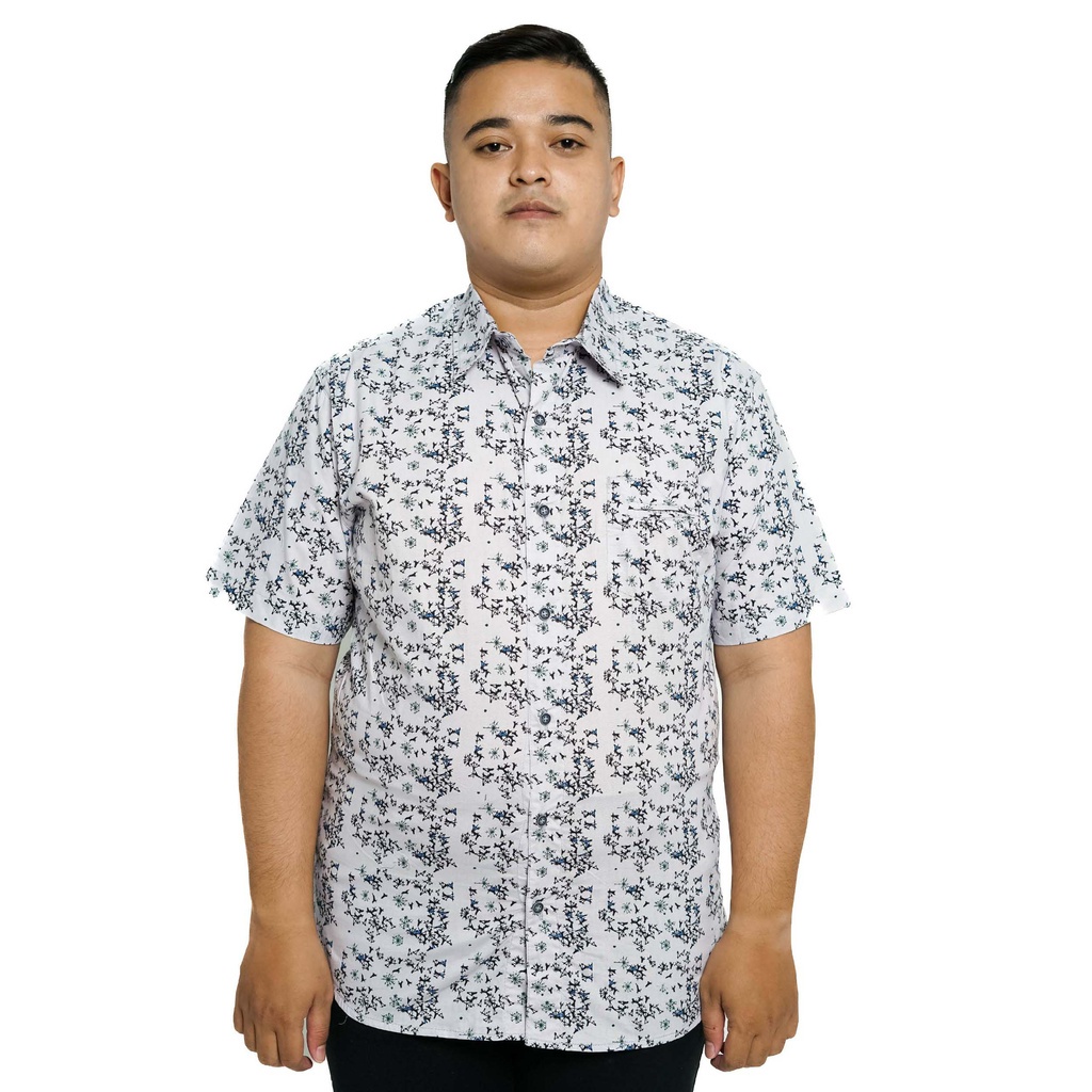 Cressida  Kemeja Big size Pria Putih - Rmbs.fb809 ALF