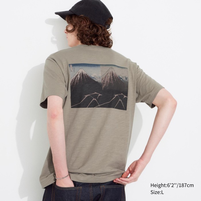 UNIQLO UT Hokusai Lengan Pendek468899 Uniseks