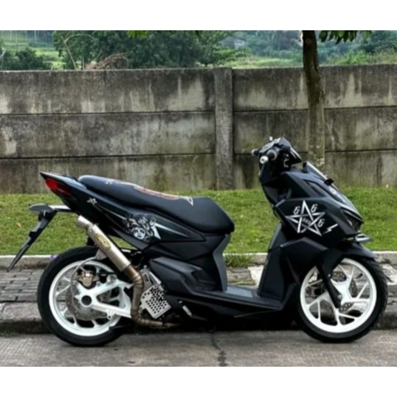 STRIPING TRANSPARAN VARIO 160 COSTUM MEDUSA