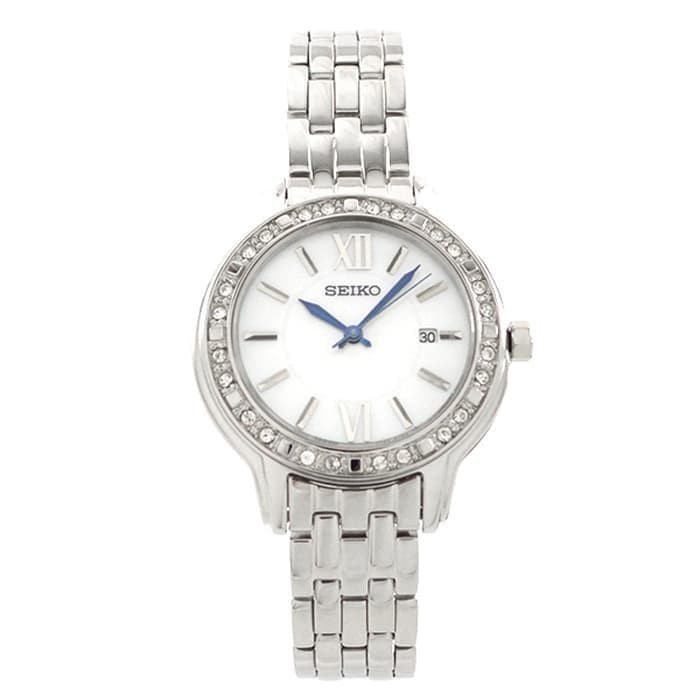 JAM TANGAN WANITA SEIKO QUARTZ SXDG71P1 STAINLESS STRAP ORIGINAL