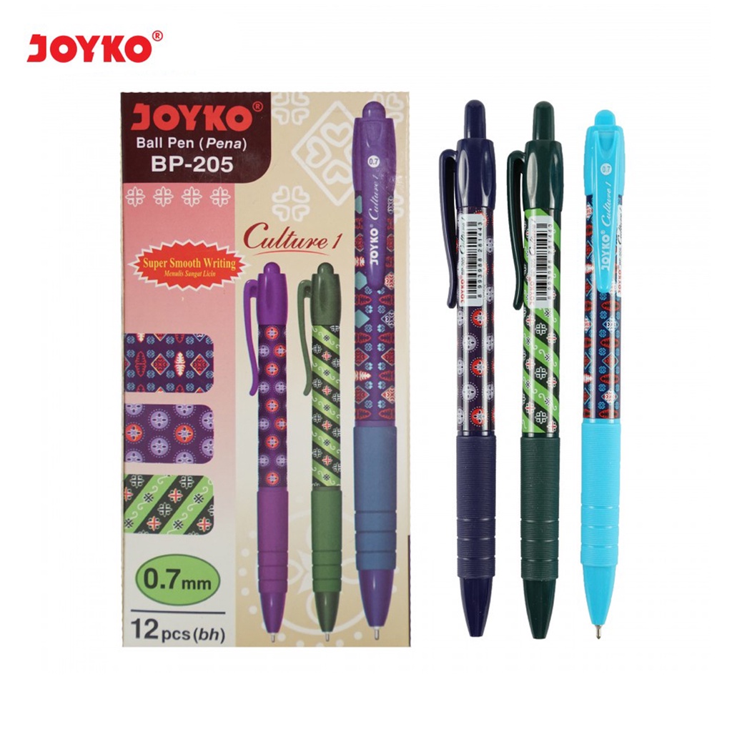 

Joyko Pulpen Culture 1 Bp-205 1 Pak / Ballpoint Pena Bolpen 1 Pack