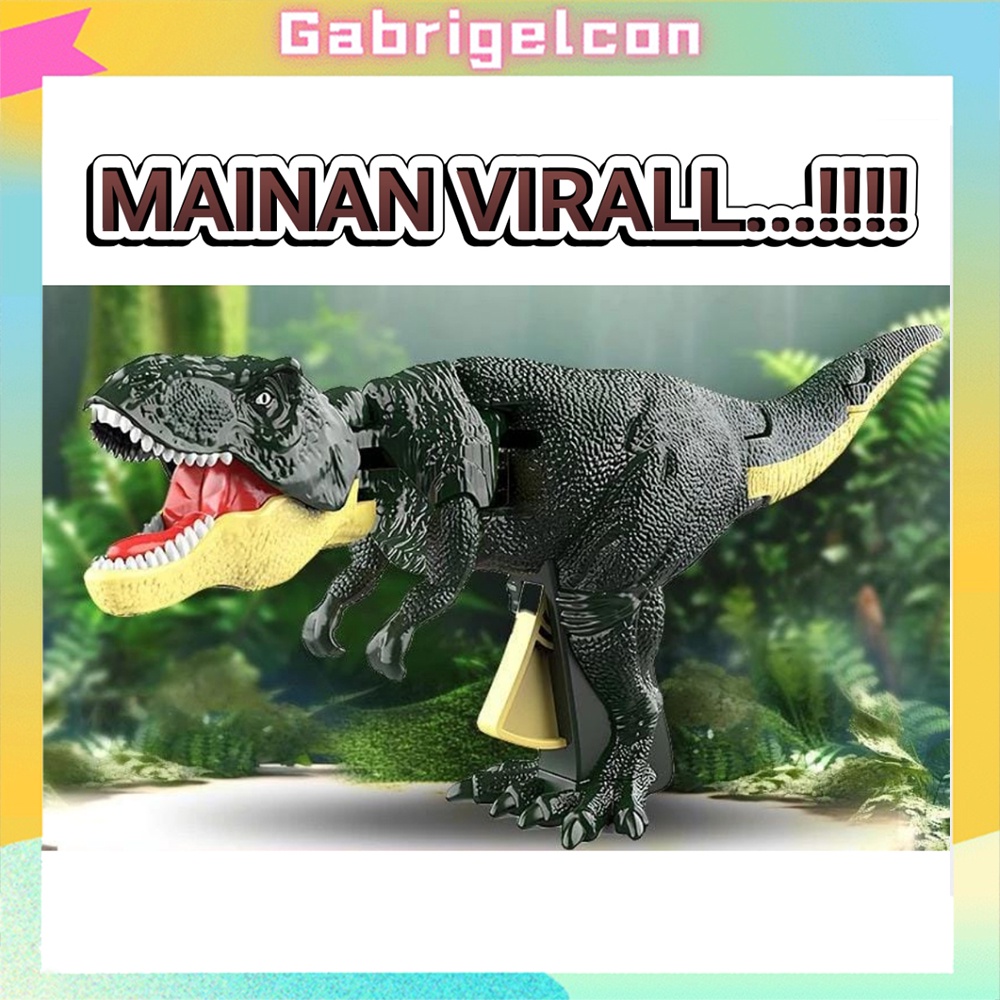 MAINAN VIRAL DINOSAURUS Dinosaurus tekan mainan viral dinosaurus anak tekan dinosaurus mainan dinosa