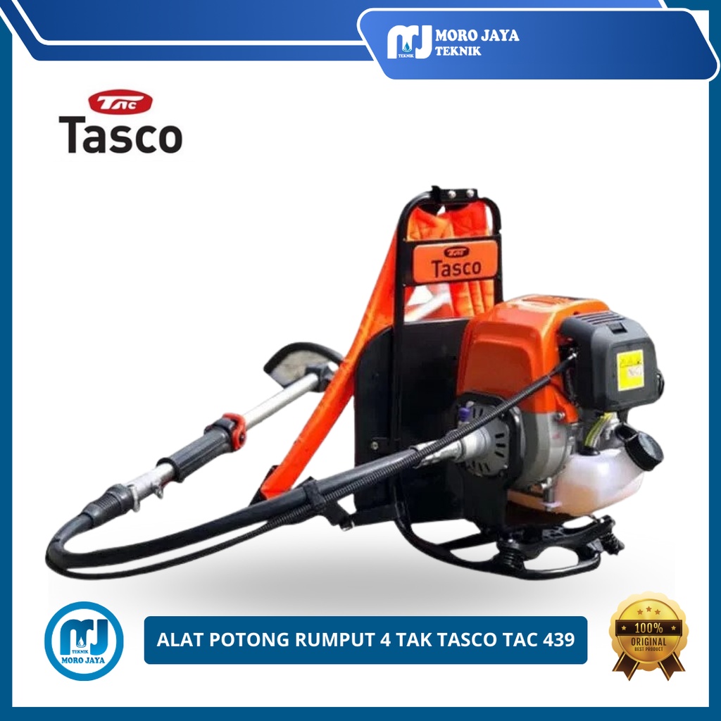 Mesin Potong Rumput Tasco TAC 439 4Tak Alat Potong Rumput Gendong