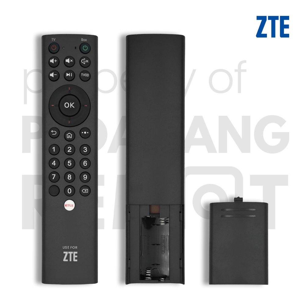 GM -Remote STB Indihom ZTE ZXV10 B860H-V5 B760H IR Non Voice / Remot Set Top Box Android TV Box ZTE Usee TV B860H - Gudang Remot