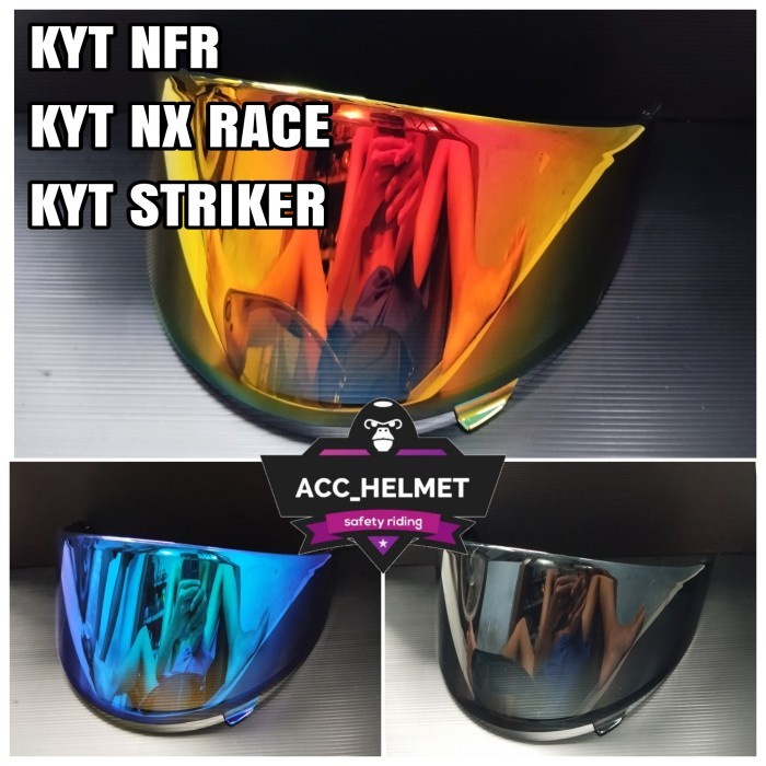 KACA / FLAT VISOR IRIDIUM KYT NX RACE / NX-RACE | NORISK