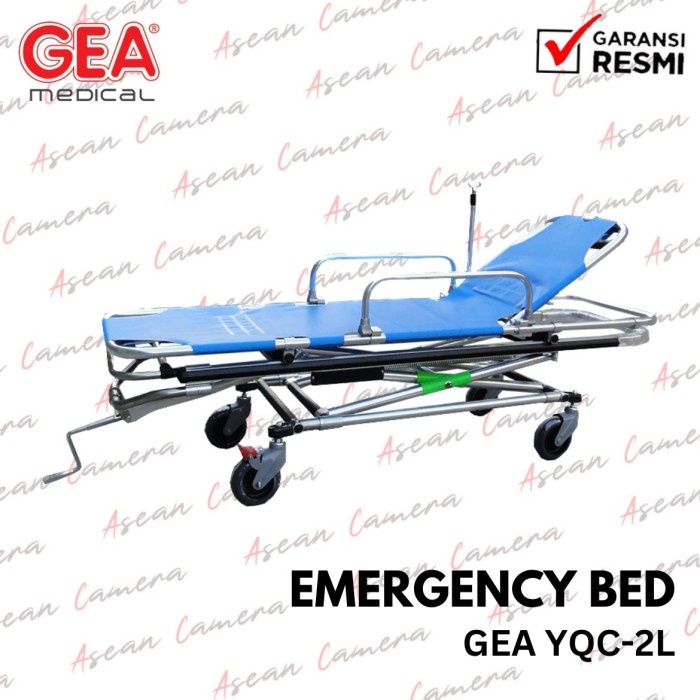 GEA YQC 2L EMERGENCY BED /TANDU RANJANG UGD DARURAT BRANKAR DORONG UGD