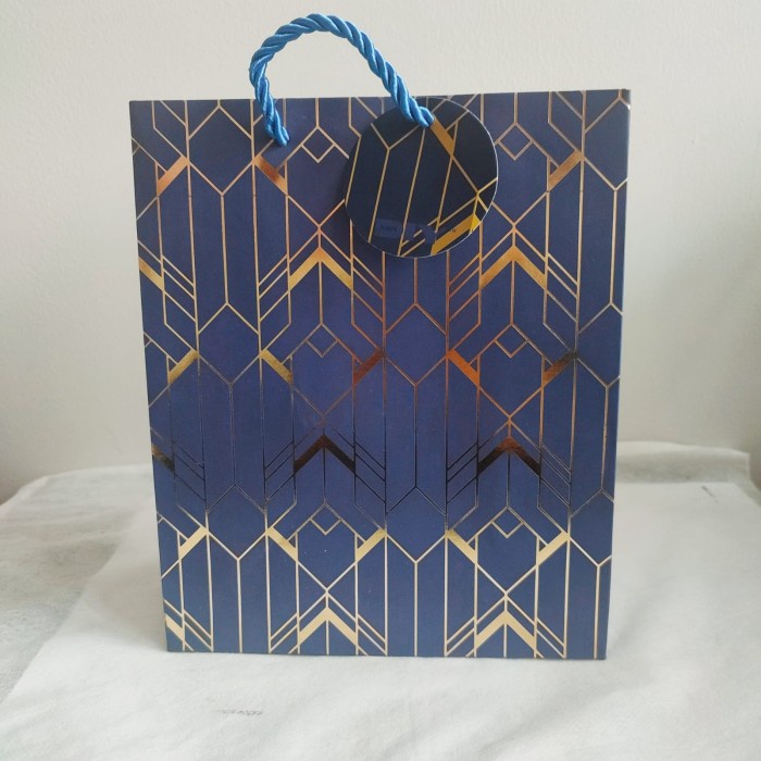 

Paper Bag Gift Garis Emas Gold