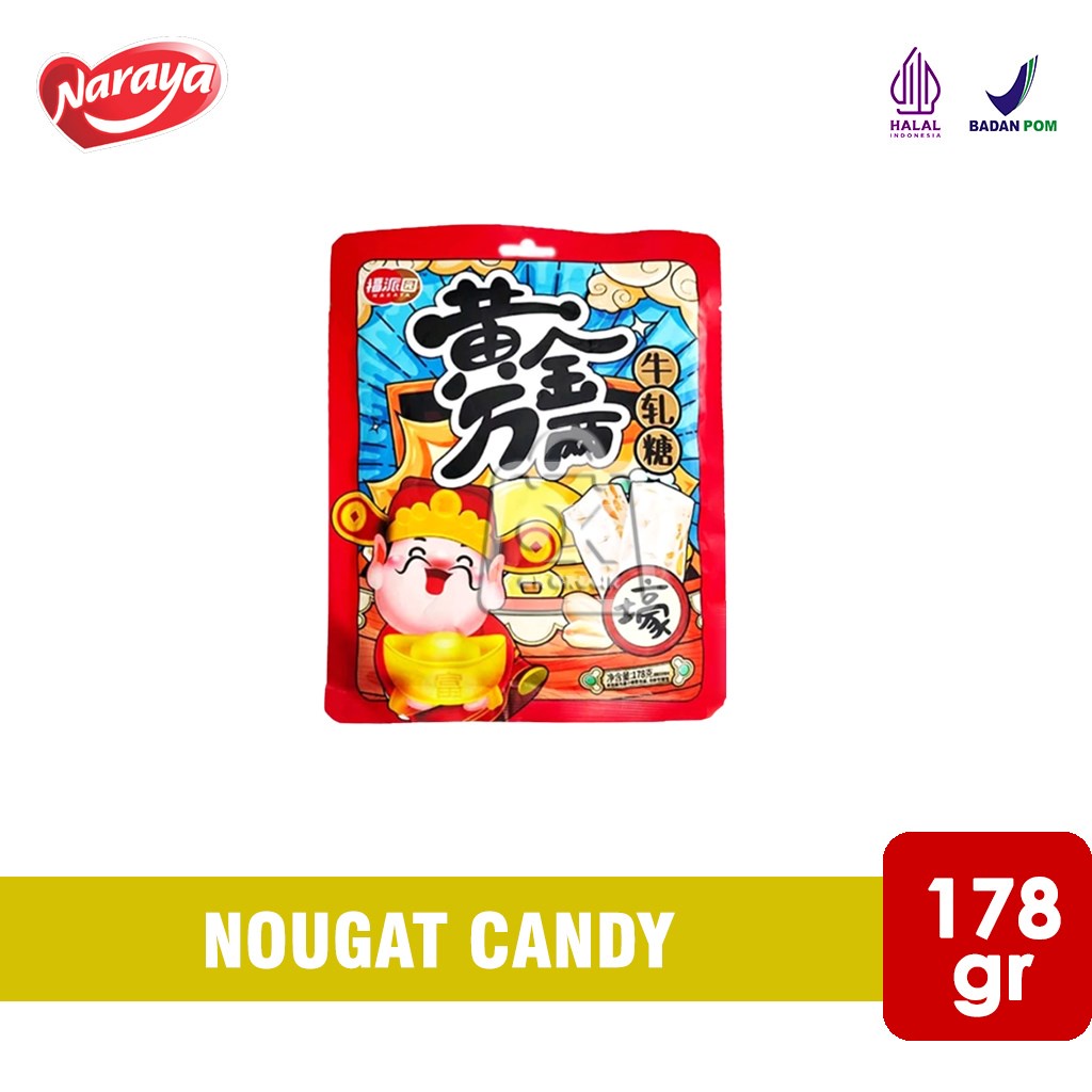 

Nougat Candy Naraya / Permen Kacang Tanah (178 gr)