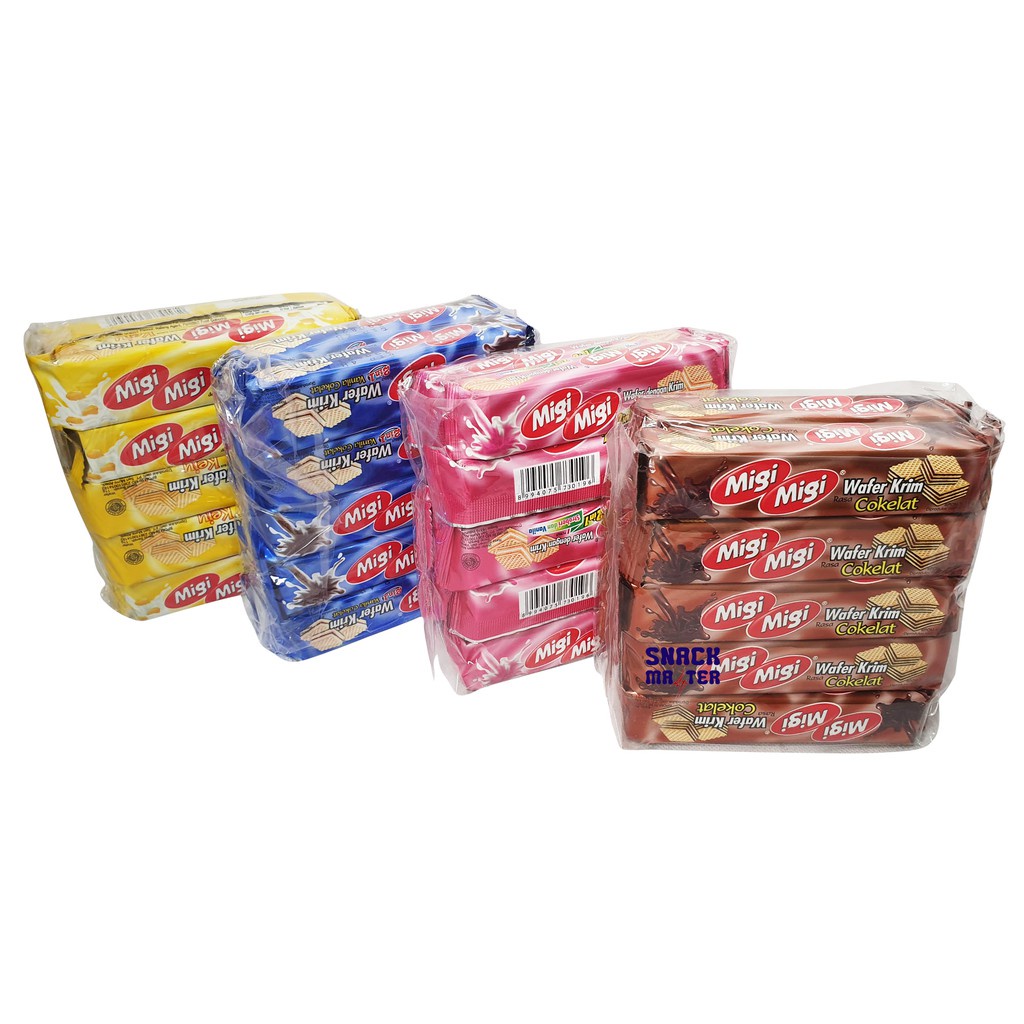 

Migi Migi Wafer Krim - Netto 10 bks x 11 gr