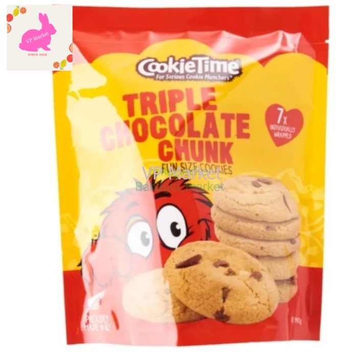 

Cookie Time Triple Chocolate Chunk Cookie 7 X 20g Impor
